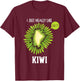 Cute Kiwi Apparel Fruit Lover Summer Matching Group Men Women Girls Kids T-Shirt - T-Shirt | Maroon