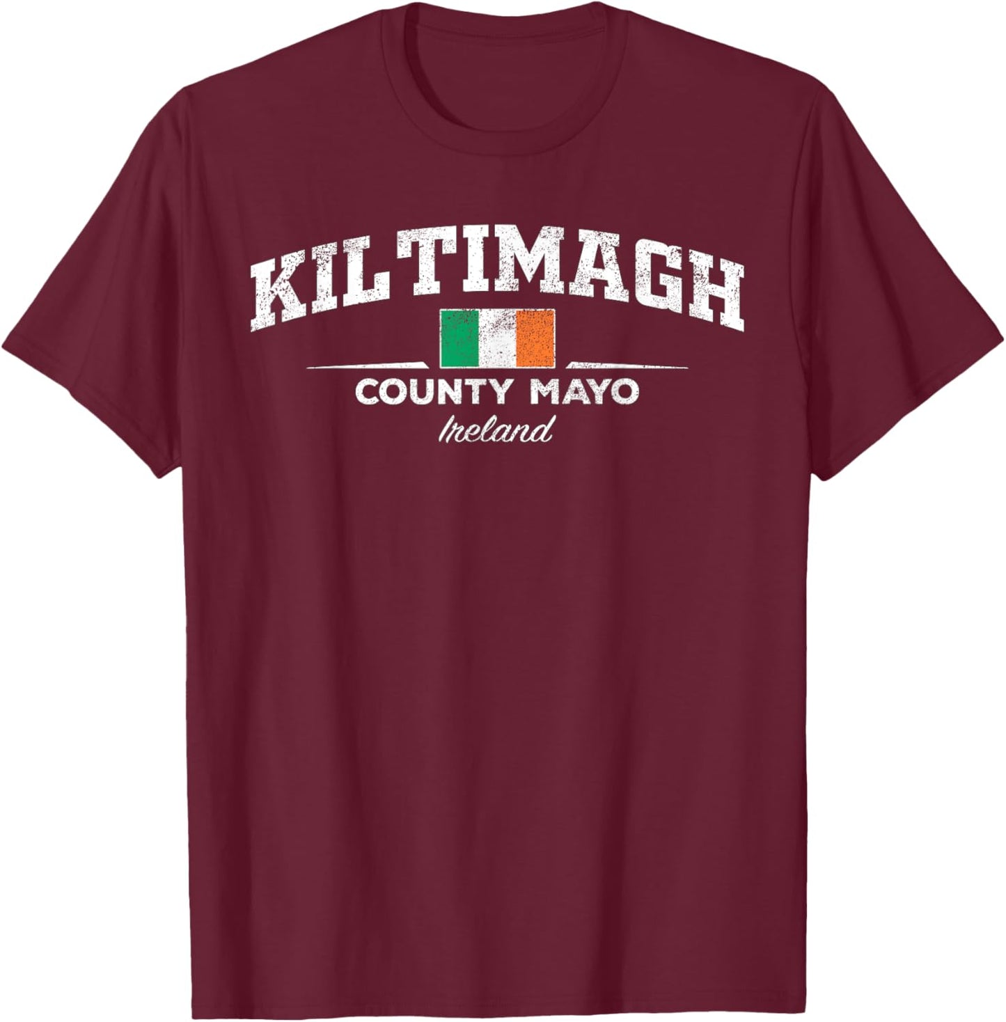 Kiltimagh Ireland T-Shirt - T-Shirt | Maroon