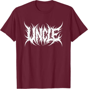 Dark Spiky Graphic Logo T-Shirt - T-Shirt | Maroon