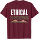 Ethical Hacking Computer Hack Hackrer T-Shirt - T-Shirt | Maroon