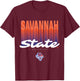The Yard Essentials - Savannah State University - SSU Fade T-Shirt - T-Shirt | Maroon