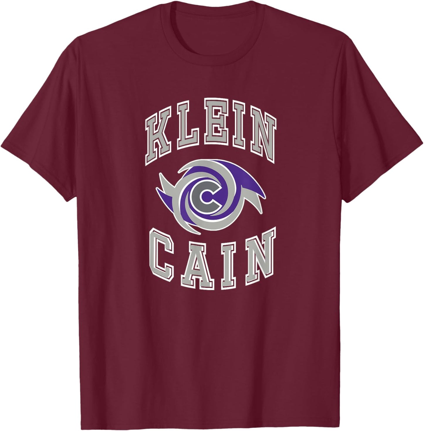 Klein Cain High School Hurricanes T-Shirt - T-Shirt | Maroon