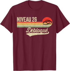 Idée Cadeau Humour Noces de Jade - 26 Ans de Mariage T-Shirt - T-Shirt | Maroon