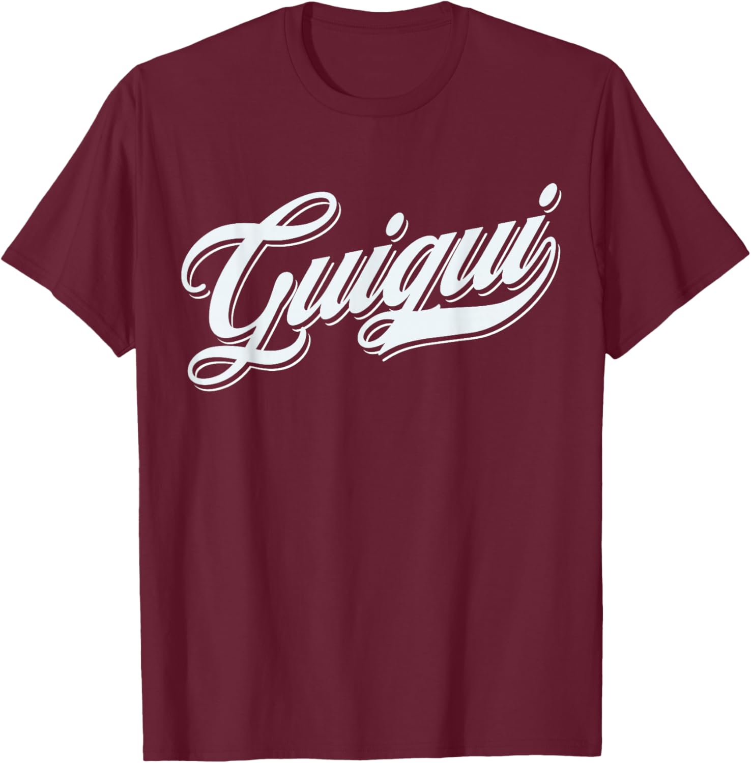 Man Boys Funny Gift Funny Name for Guigui T-Shirt - T-Shirt | Maroon