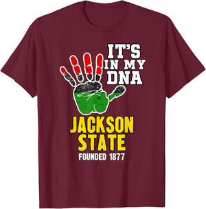 Jackson State, JSU, Souvenir HBC Design T-Shirt - T-Shirt | Maroon