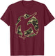 Skater Camouflage Skateboard Camo Skating Lover Men Boys T-Shirt - T-Shirt | Maroon