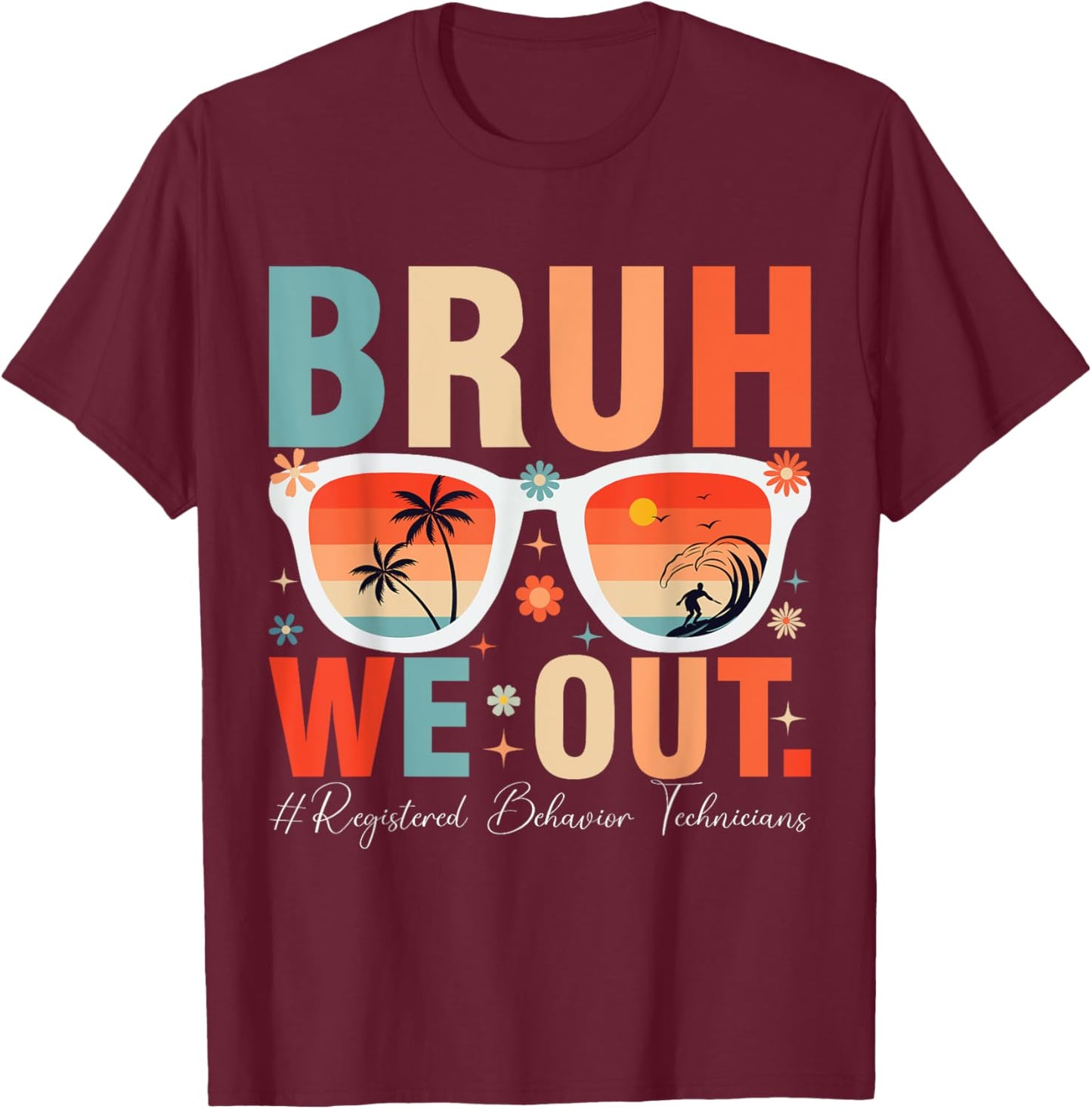 bruh we out RBT T-Shirt - T-Shirt | Maroon