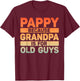Pappy Design For Grandpa From Grandkids Father's Day Pappy T-Shirt - T-Shirt | Maroon