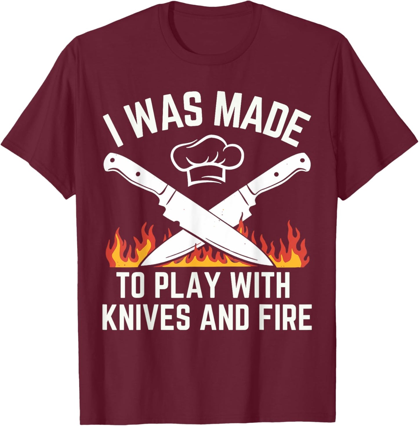 Cooking Lovers Culinary Chef Funny Chef Design Women T-Shirt - T-Shirt | Maroon