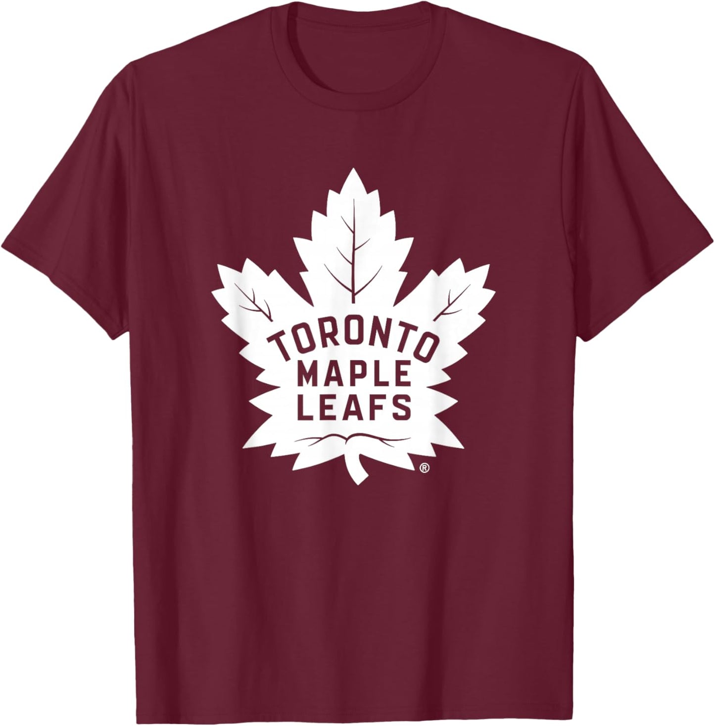Toronto Maple Leafs Icon Royal Blue Officially Licensed T-Shirt - T-Shirt | Maroon