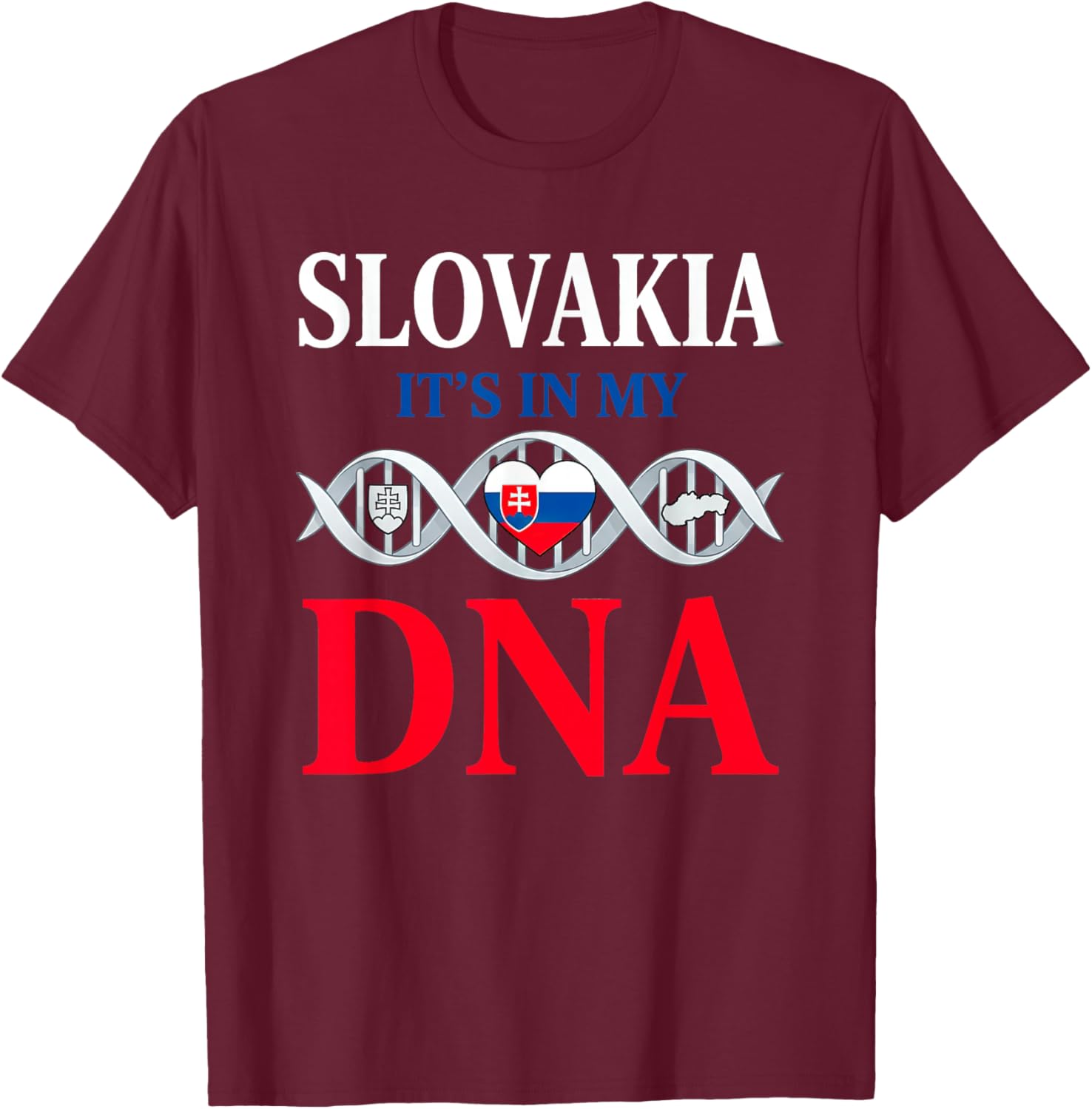 Slovakia Souvenir Slovak Travel Slovenský Graphic T-Shirt - T-Shirt | Maroon