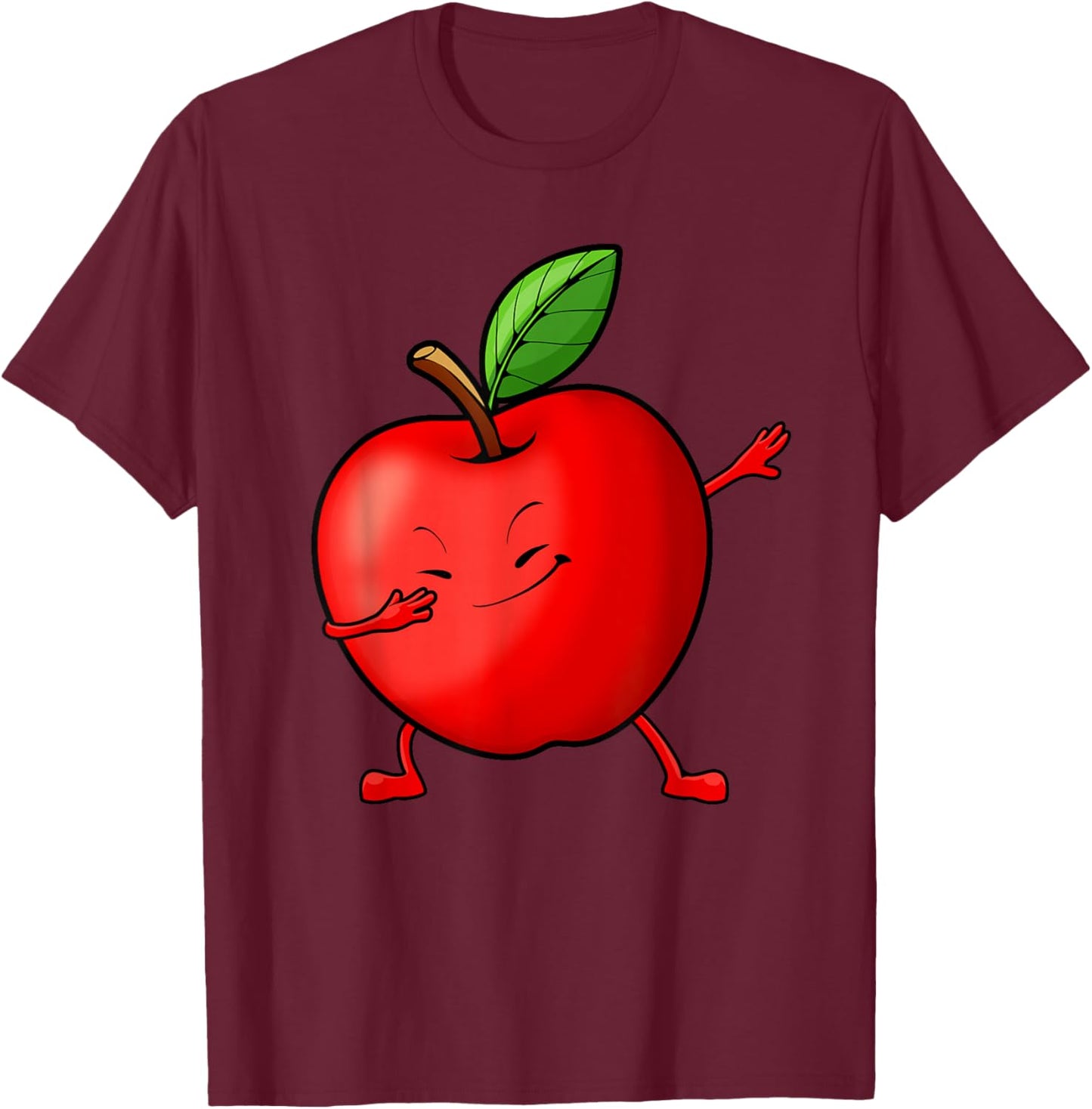 Apple Design For Boys Kids Toddler Fruit Apple Picking Apple T-Shirt - T-Shirt | Maroon