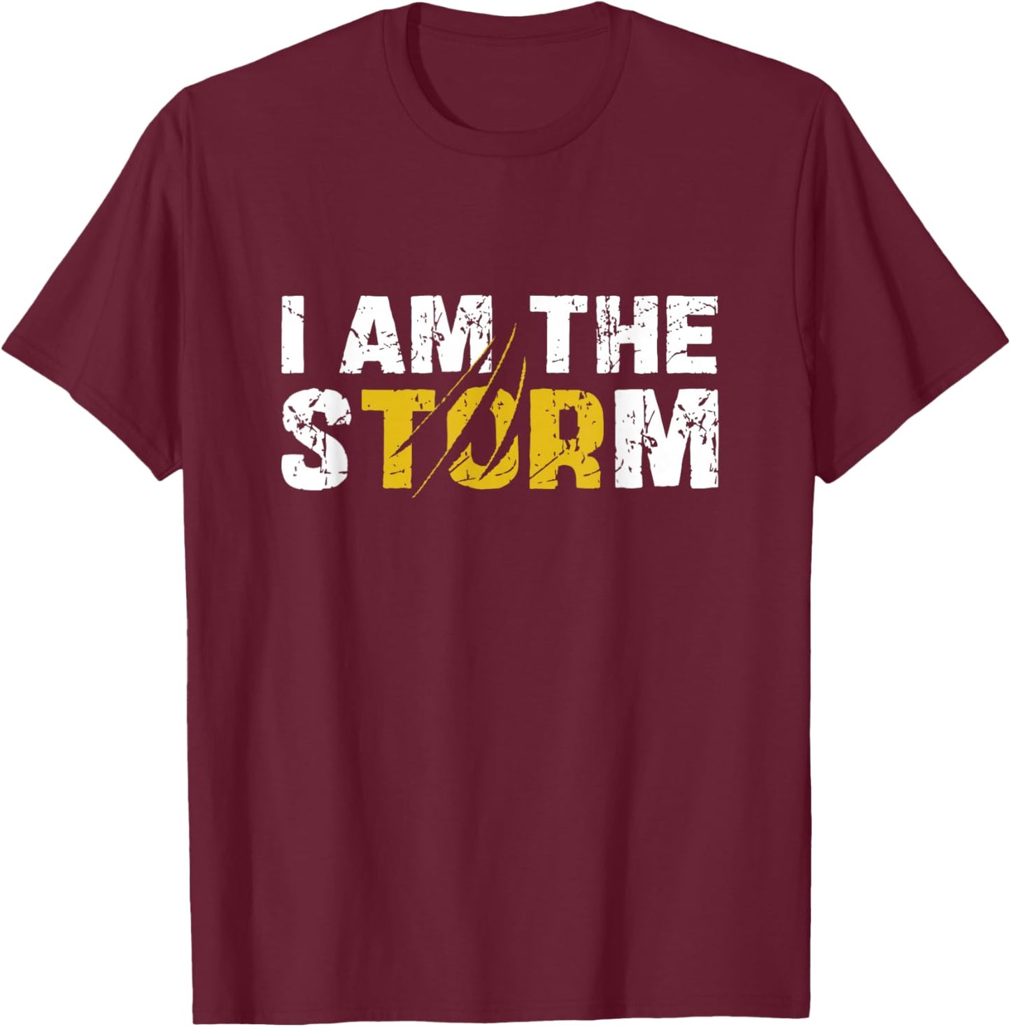 I Am The Storm T-Shirt - T-Shirt | Maroon