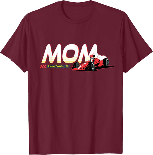 Disney Racing Mom Family Trip Race Car Vacation Matching T-Shirt - T-Shirt | Maroon
