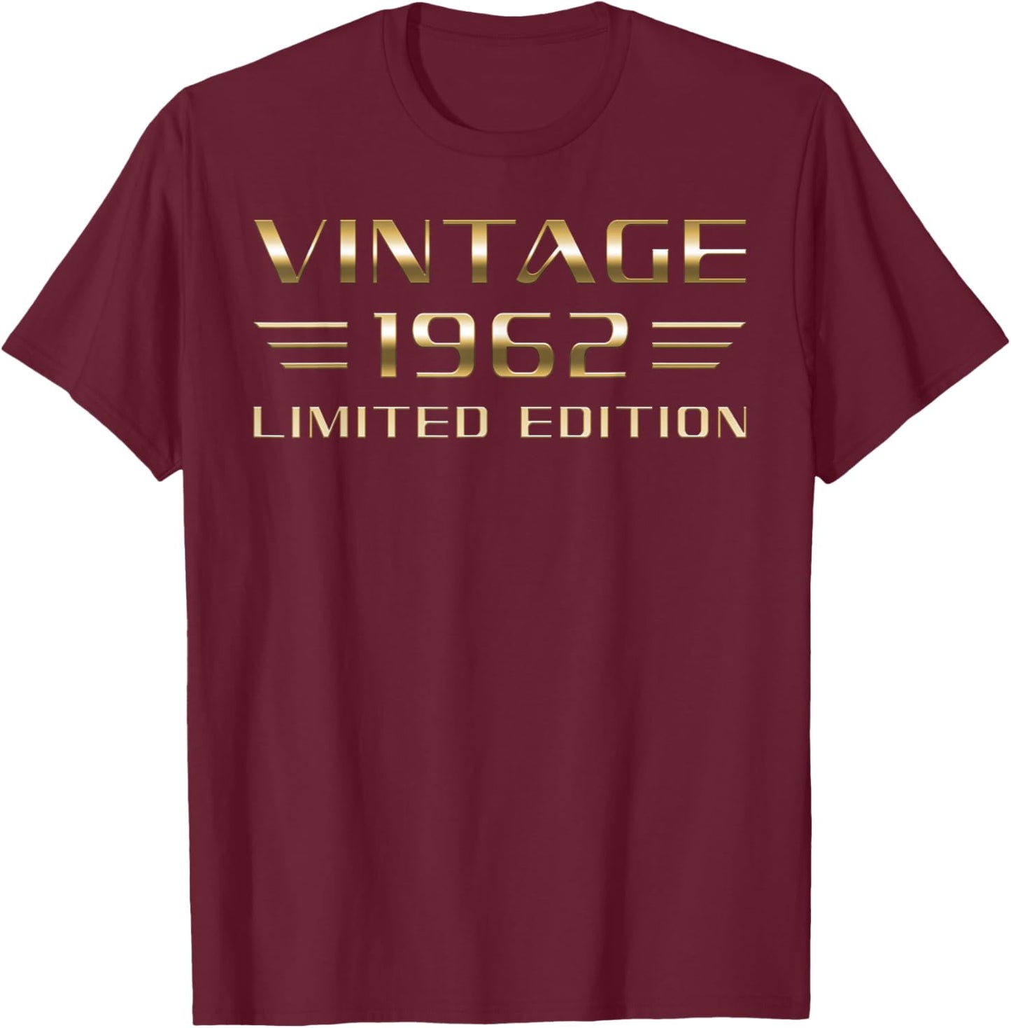 Vintage 1962 Limited Edition Classic Car 64th Birthday T-Shirt - T-Shirt | Maroon