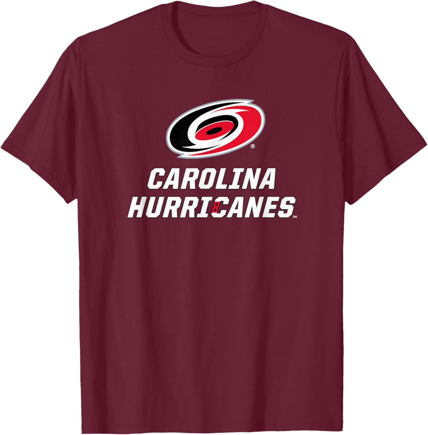 Carolina Hurricanes Power Play Dark Heather Licensed T-Shirt - T-Shirt | Maroon