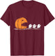 Halloween Funny Gamer Pumpkin Eating Ghost Spooky Men Women T-Shirt - T-Shirt | Maroon