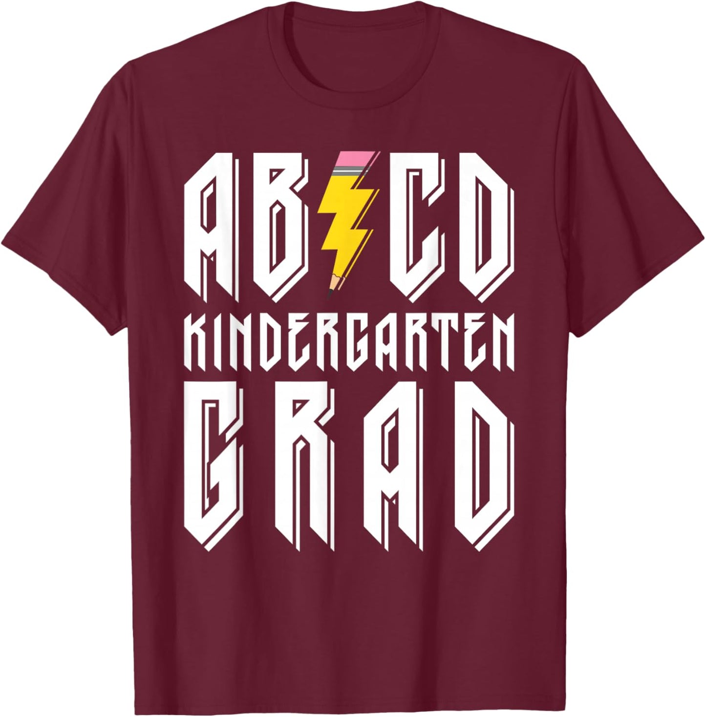 ABCD Kindergarten Grad 2026 Kindergarten Graduation 2026 T-Shirt - T-Shirt | Maroon