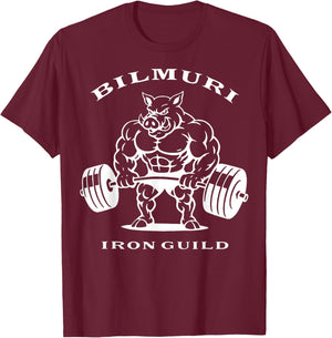 Pig bilmurI Iron Guild Gym T-Shirt - T-Shirt | Maroon