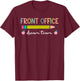 Front Office Dream Team Pencil School Secretary Assistant T-Shirt - T-Shirt | Maroon