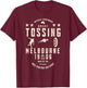 Australia Championship Dwarf Tossing Melbourne 1986 Funny T-Shirt - T-Shirt | Maroon