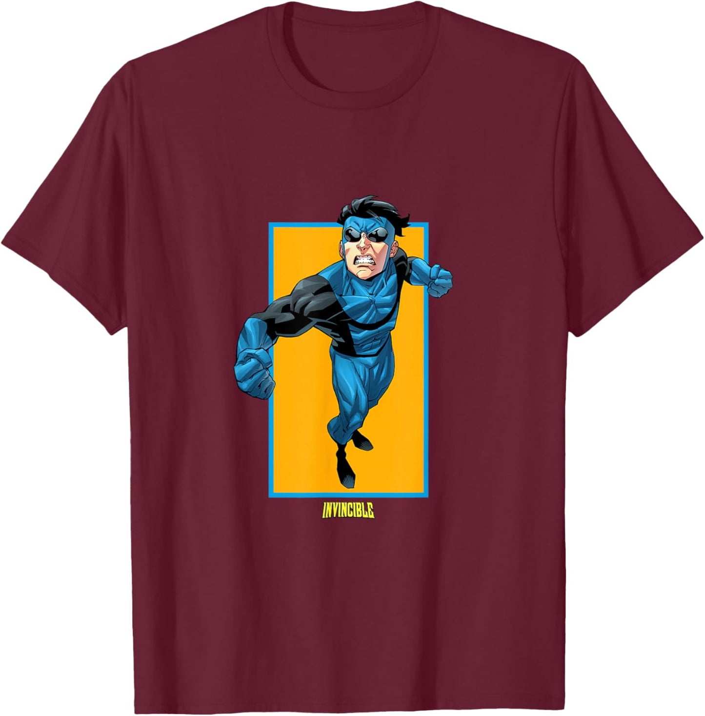 Invincible II Blue Suit T-Shirt - T-Shirt | Maroon