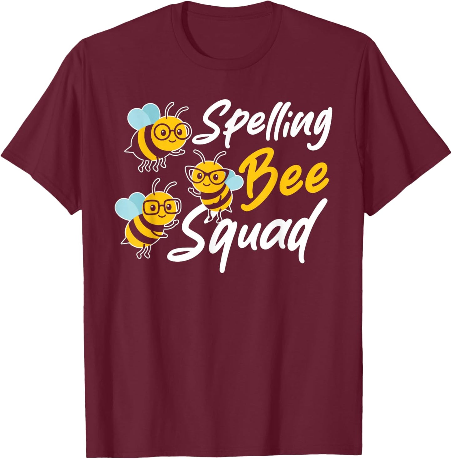 Spelling Bee Squad T-Shirt - T-Shirt | Maroon
