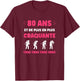 Crac Humour Fatigue craquante 80 Ans Age Anniversaire 80 Ans T-Shirt - T-Shirt | Maroon