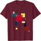Treize Rectangles de Wassily Kandinsky (1930) T-Shirt - T-Shirt | Maroon