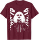 Horror Techwear Ghoul Girl Cybergoth Gothic Anime Manga T-Shirt - T-Shirt | Maroon
