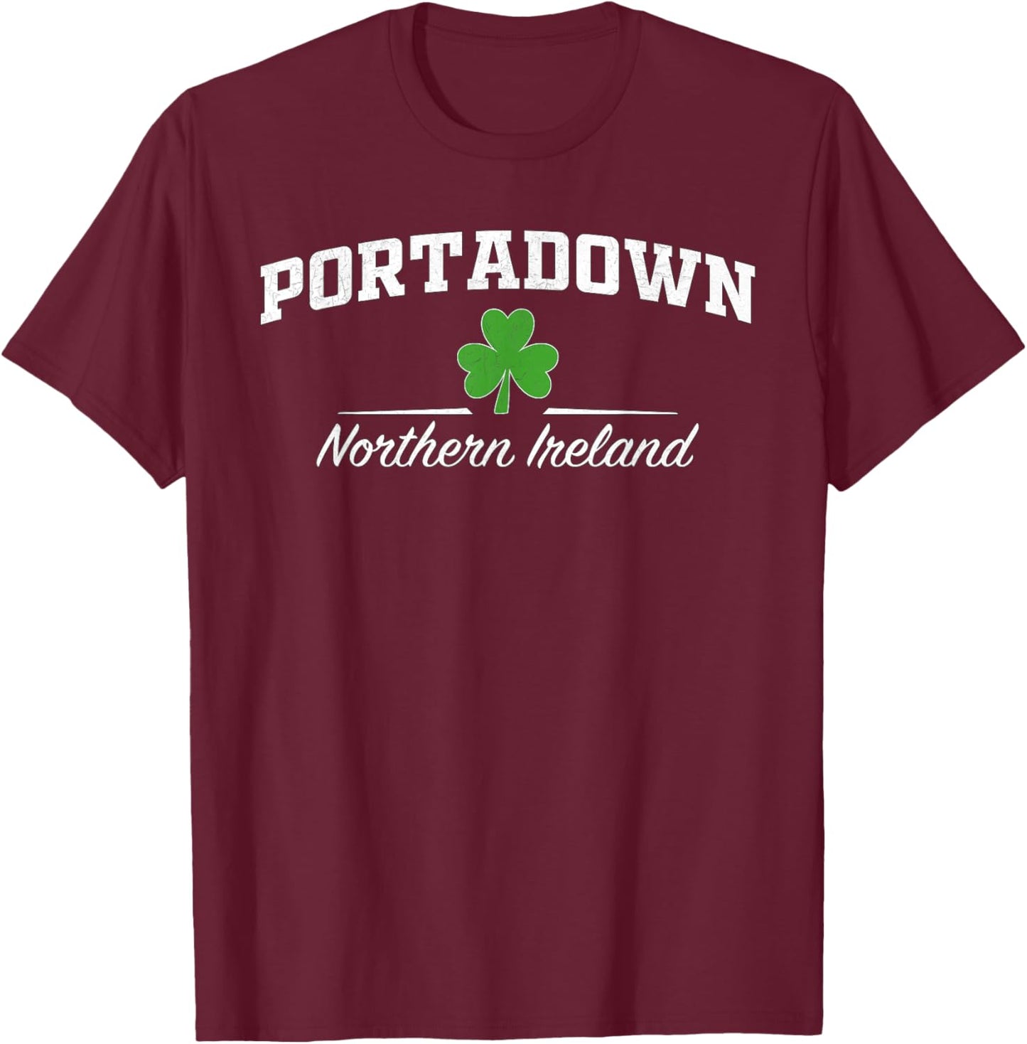 Portadown Northern Ireland T-Shirt - T-Shirt | Maroon