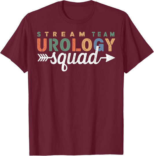 Stream Team Urology Squad T-Shirt - T-Shirt | Maroon