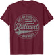Retirement Retired not My Problem Anymore Funny Vintage T-Shirt - T-Shirt | Maroon