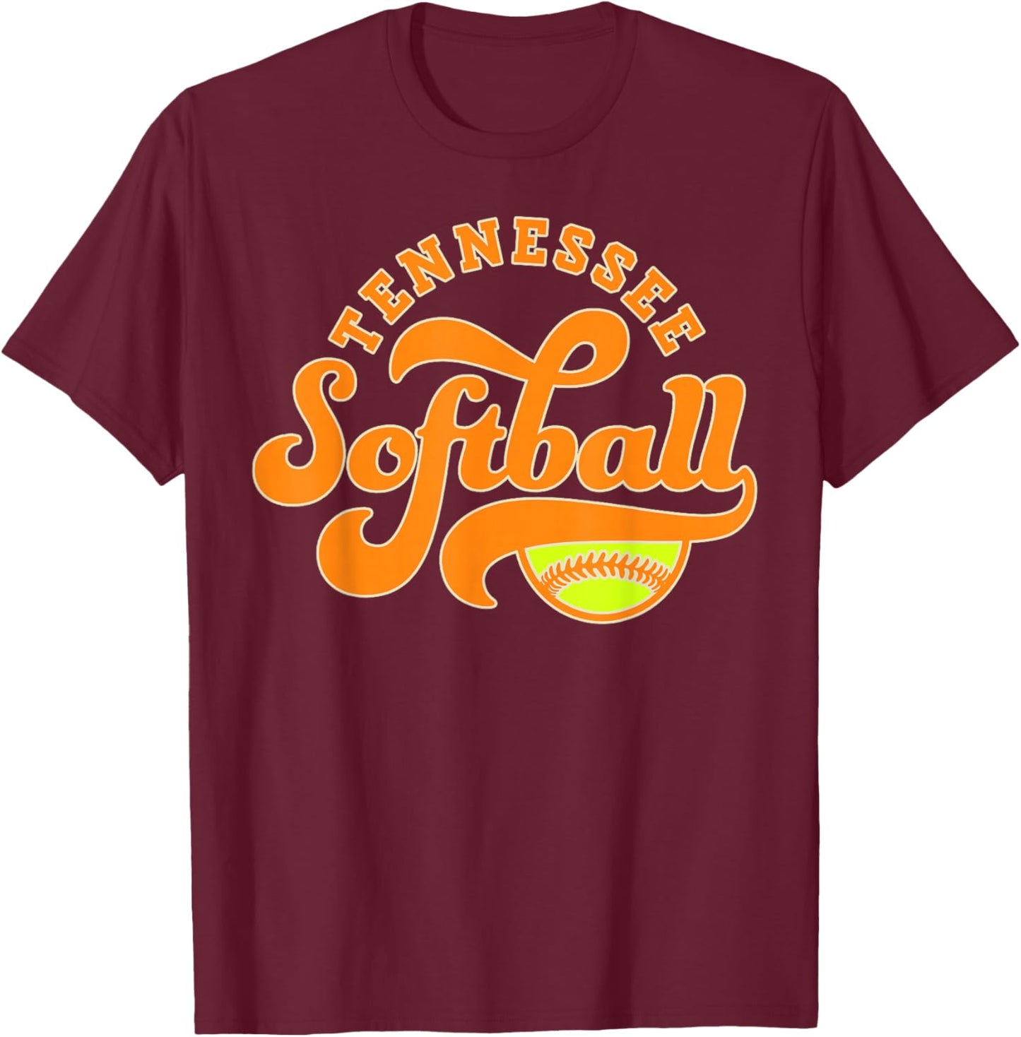 Tennessee Softball T-Shirt - T-Shirt | Maroon