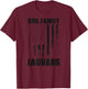Boulder Creek Jaguars God. Family. Vintage USA Flag T-Shirt - T-Shirt | Maroon