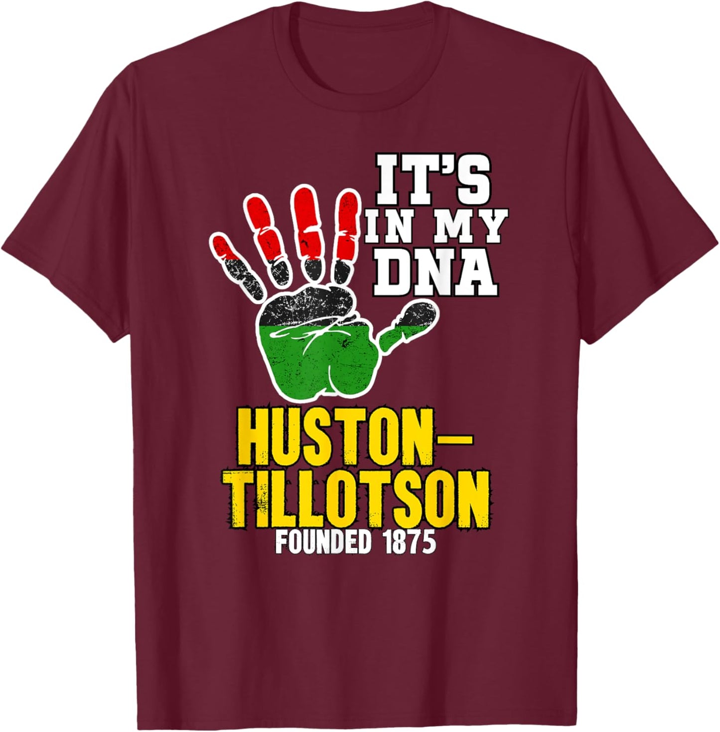Huston–Tillotson, HTU, Souvenir HBC Design T-Shirt - T-Shirt | Maroon