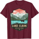 Lake Clark National Park T-Shirt - T-Shirt | Maroon