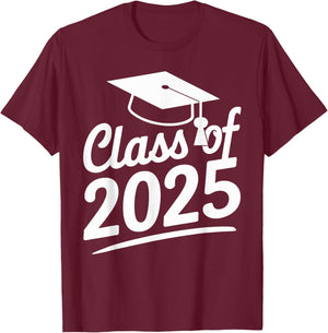 Graduation Class Of 2025 - Senior 2025 T-Shirt - T-Shirt | Maroon