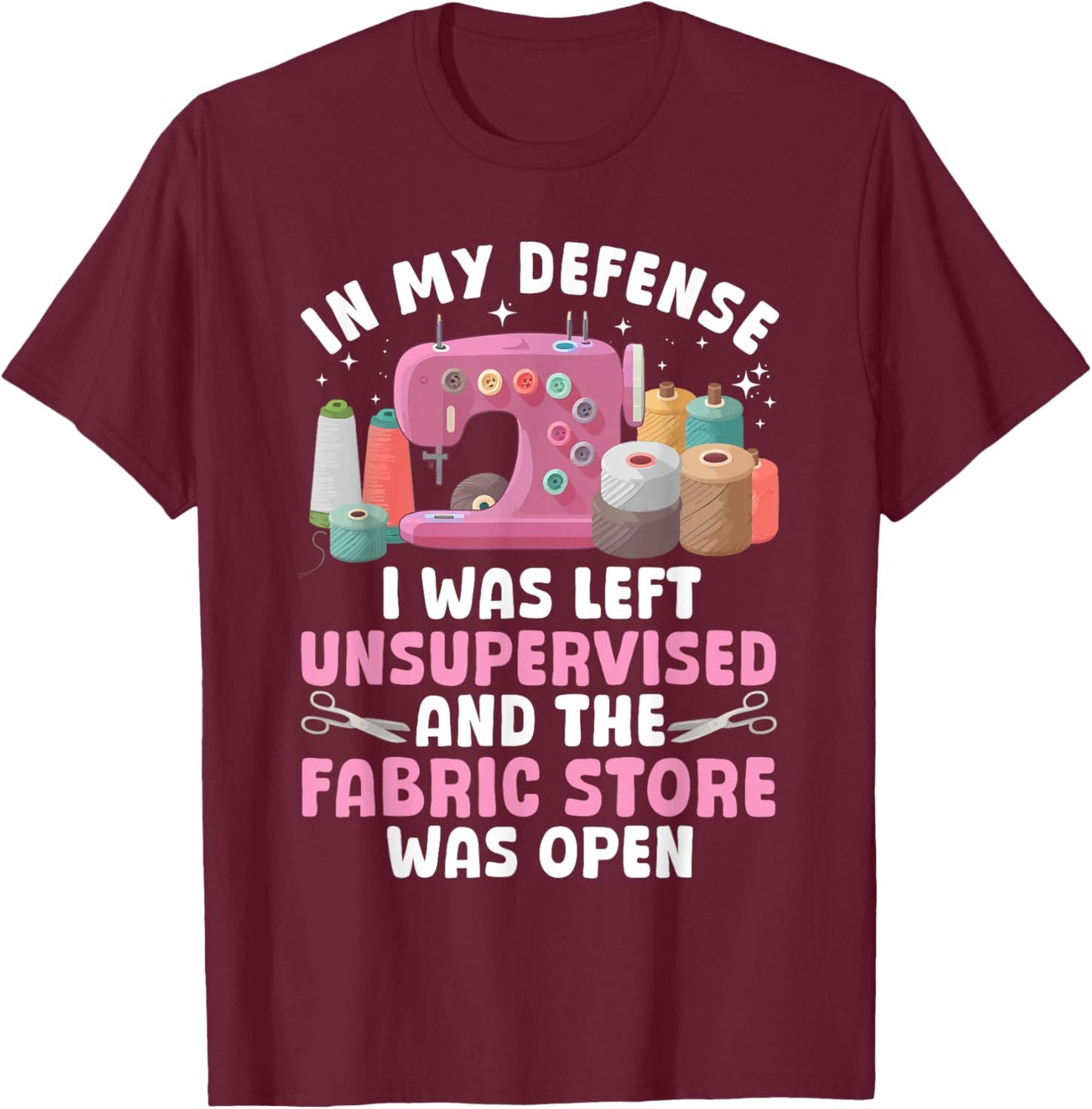 Funny Quilting Design Women Sewing Sew Quilter Sewer T-Shirt - T-Shirt | Maroon