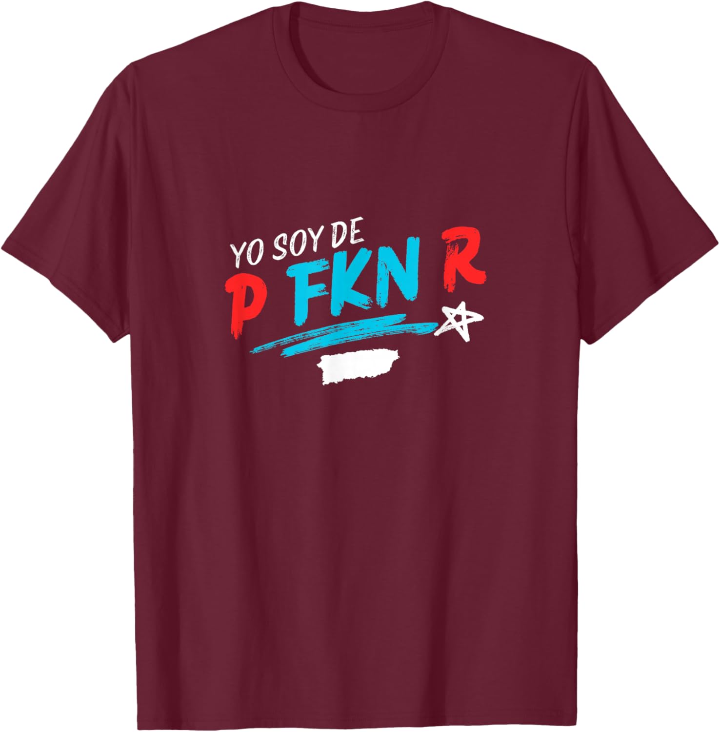 Yo Soy de PFKNR T-Shirt - T-Shirt | Maroon