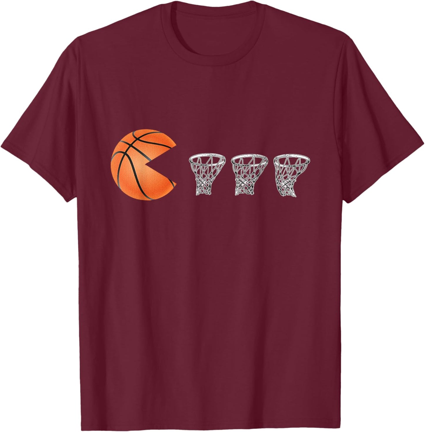 Funny Basketball Buckets Boys T-Shirt - T-Shirt | Maroon