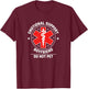 Emotional Support Boyfriend Do Not Pet Funny Relationship T-Shirt - T-Shirt | Maroon