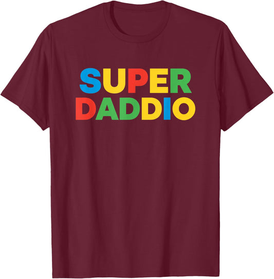 US States Super Daddio Retro Dad Style T-Shirt - T-Shirt | Maroon