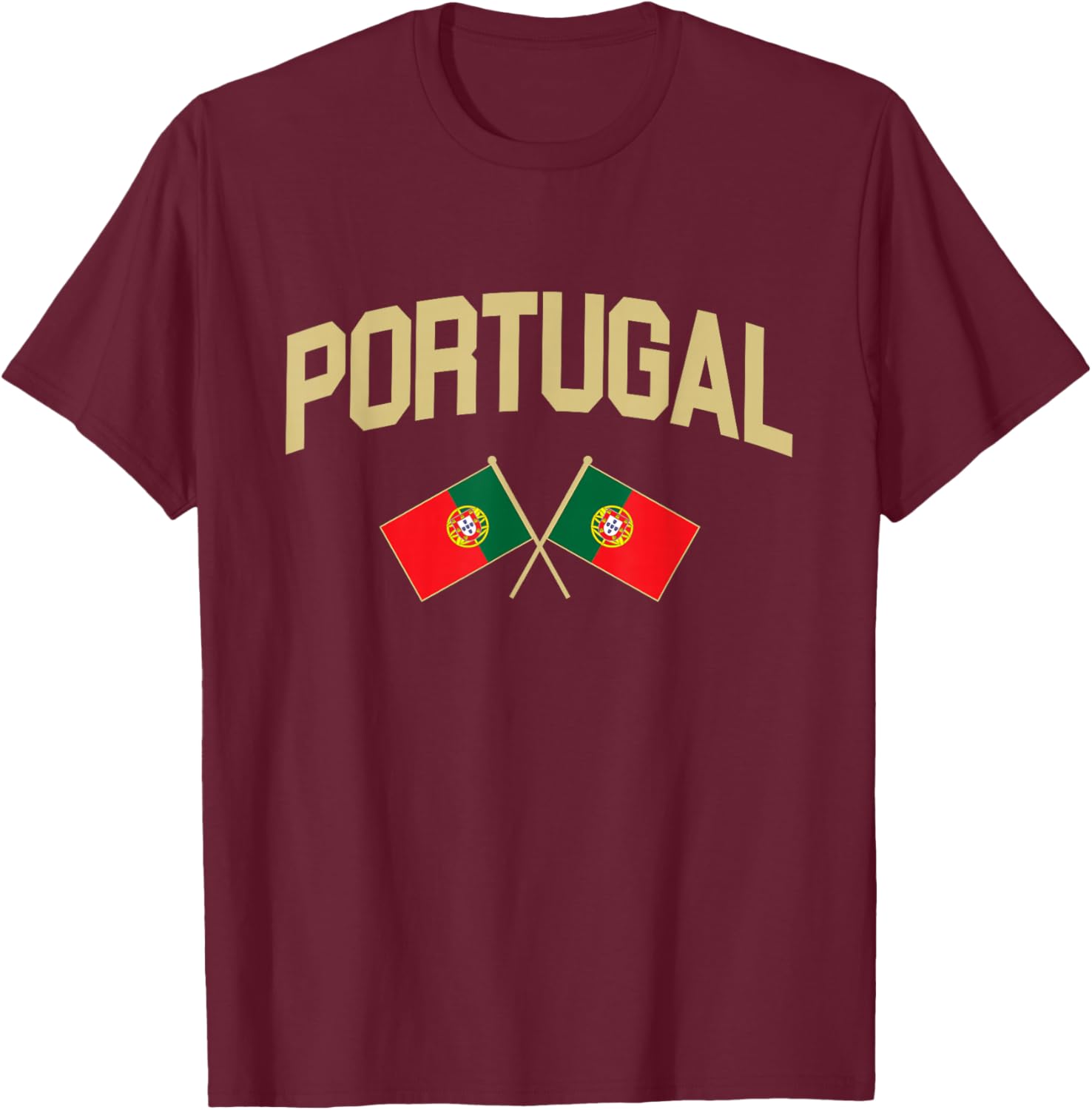 Portugal - Flag of Portugal - Classic T-Shirt - T-Shirt | Maroon