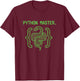 Python Master Computer Coding Programmers T-Shirt - T-Shirt | Maroon