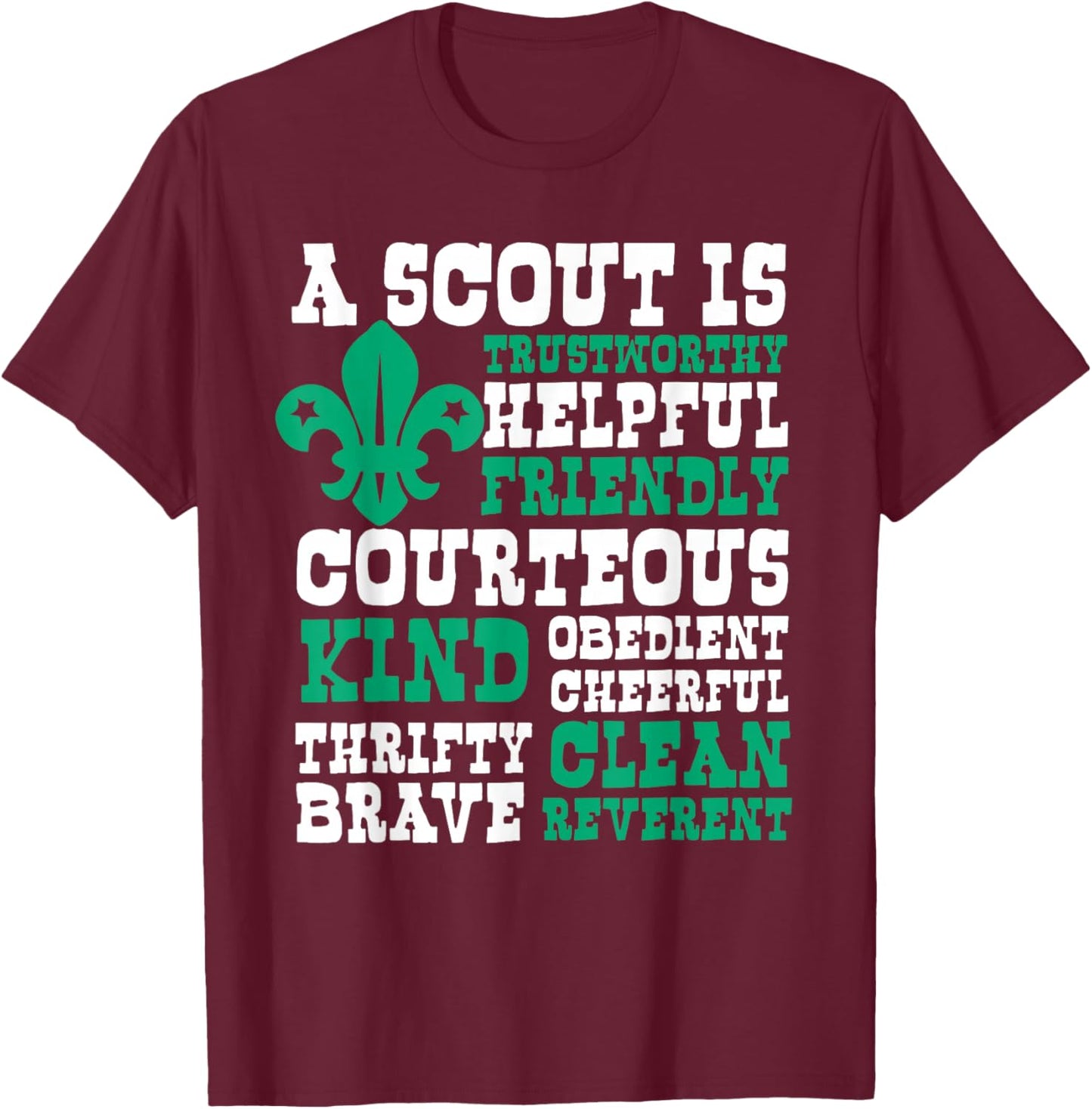 Scout Nature - Uniform Scouting T-Shirt - T-Shirt | Maroon