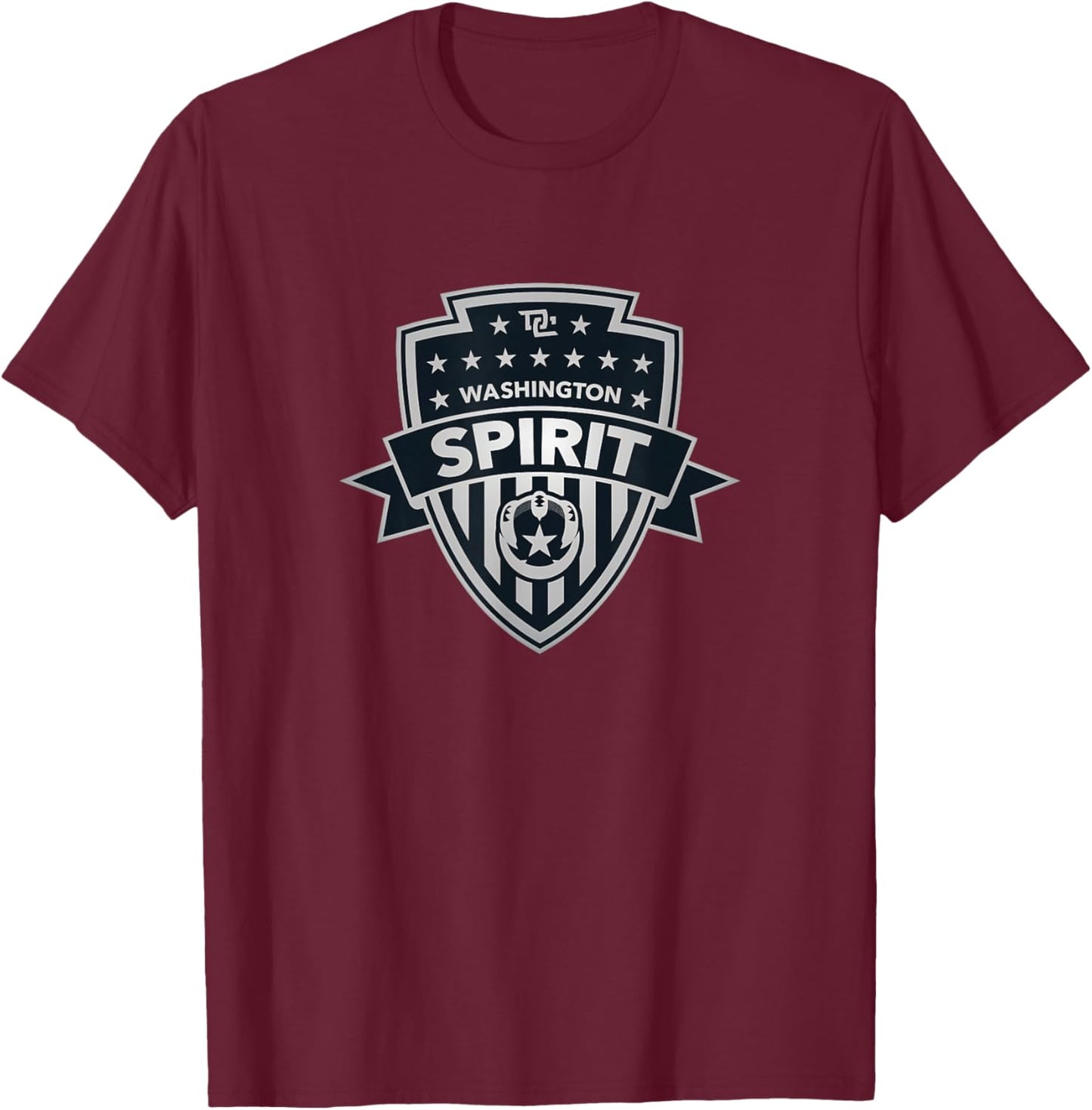 NWSL Washington Spirit Crest T-Shirt - T-Shirt | Maroon