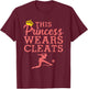Cool Soccer Art Teen Girls Goalie Soccer Player T-Shirt - T-Shirt | Maroon