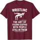 Funny Wrestling Definition Wrestler Girls Wrestling T-Shirt - T-Shirt | Maroon