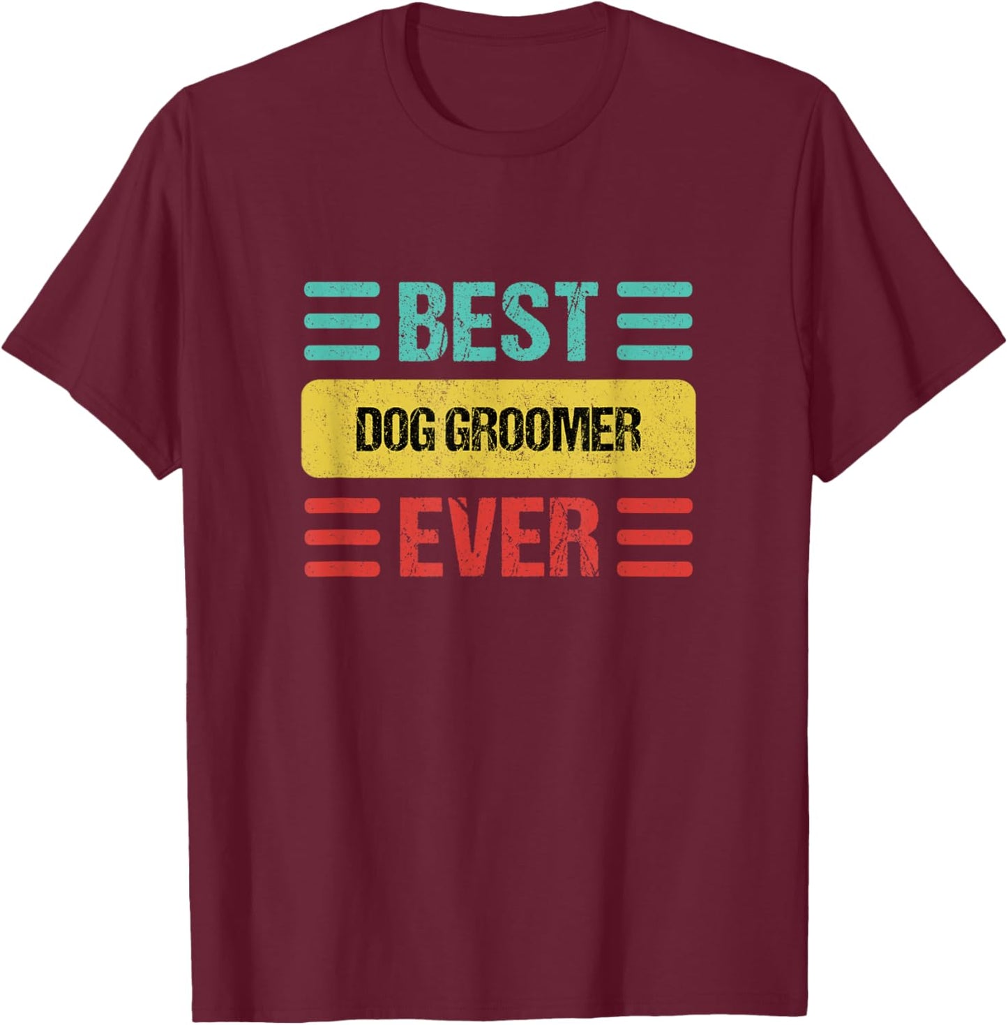 Dog Groomer T-Shirt - T-Shirt | Maroon